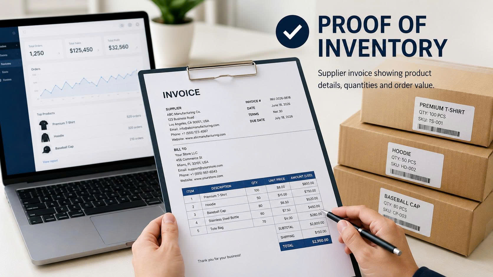 What Should You Do If Shopify Payments Requests Inventory Verification? 3 z7995786466602 90d44eacb3b5e4412e4251354e4ed861