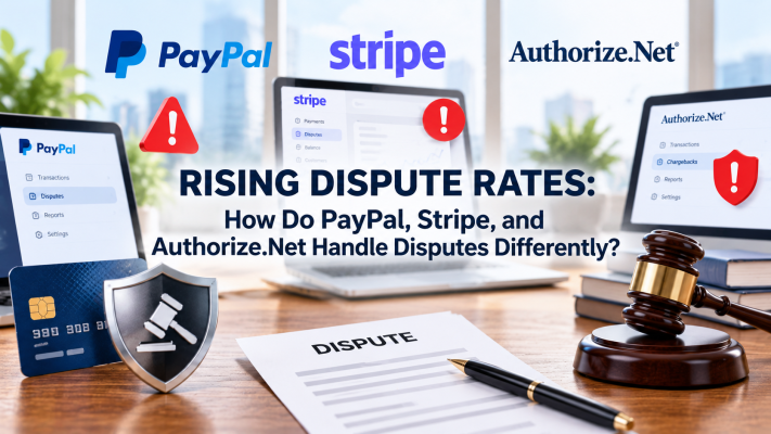 Rising Dispute Rates: How Do PayPal, Stripe, and Authorize.Net Handle Disputes Differently?